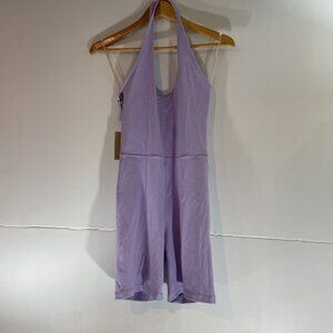 Aritzia Wilfred Free Women's Purple Halter Neck Romper- Sz M-NEW